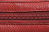 Authentic GUCCI Vintage Shoulder Hand Bag Leather 339553 Red 0947I