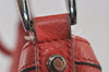 Authentic GUCCI Vintage Shoulder Hand Bag Leather 339553 Red 0947I