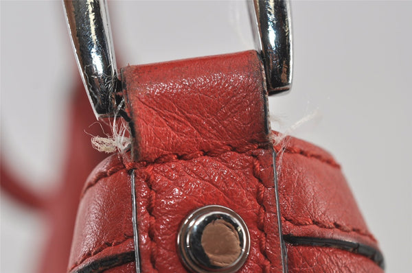 Authentic GUCCI Vintage Shoulder Hand Bag Leather 339553 Red 0947I