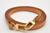 Authentic Louis Vuitton Leather Shoulder Strap Beige 46.3" LV 0947K