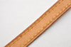 Authentic Louis Vuitton Leather Shoulder Strap Beige 46.3" LV 0947K