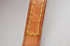 Authentic Louis Vuitton Leather Shoulder Strap Beige 46.3" LV 0947K