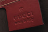 Authentic GUCCI Shoulder Cross Body Bag GG PVC Leather 201732 Brown 0948I