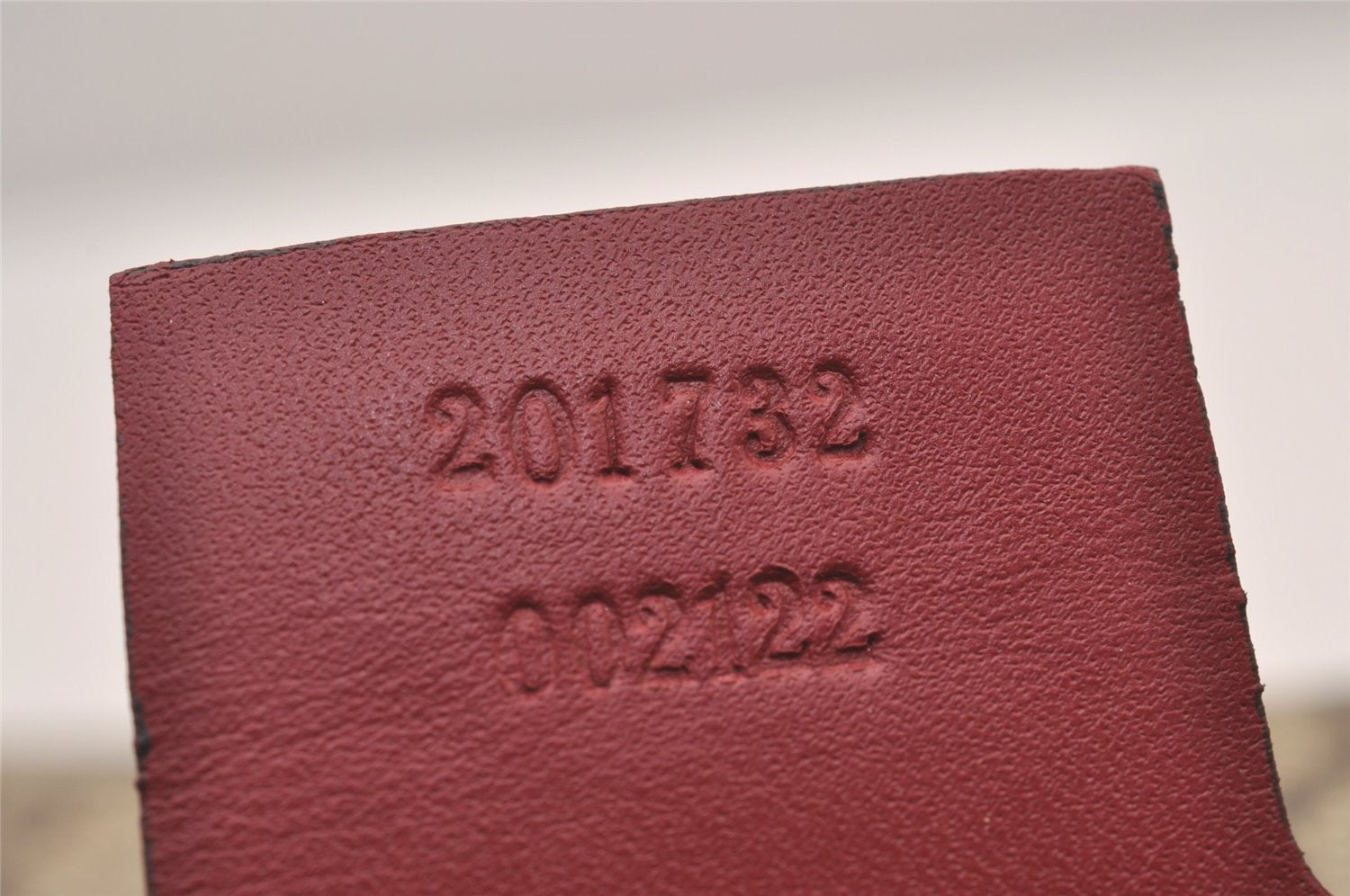 Authentic GUCCI Shoulder Cross Body Bag GG PVC Leather 201732 Brown 0948I