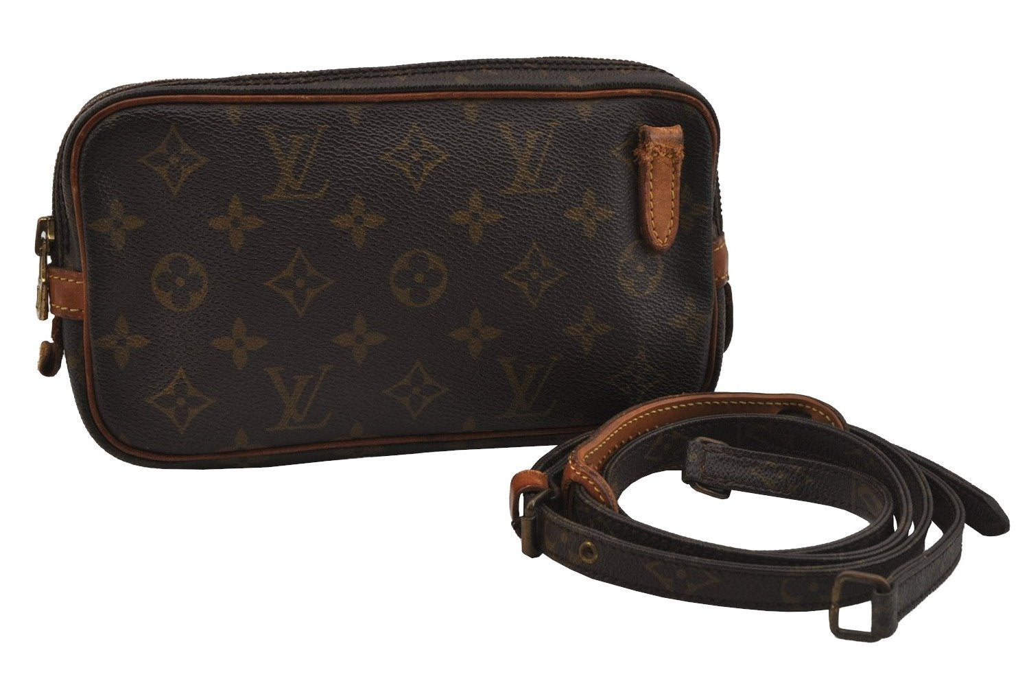 Auth Louis Vuitton Monogram Marly Bandouliere Shoulder Bag M51828 Junk 0948J