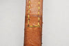 Authentic Louis Vuitton Leather Shoulder Strap Beige 46.5" LV 0948K