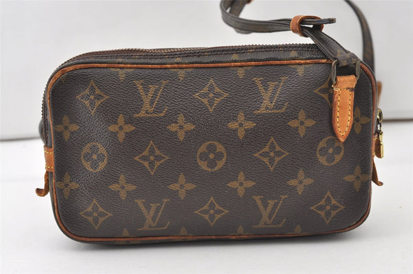 Auth Louis Vuitton Monogram Marly Bandouliere Shoulder Cross Bag M51828 LV 0949J