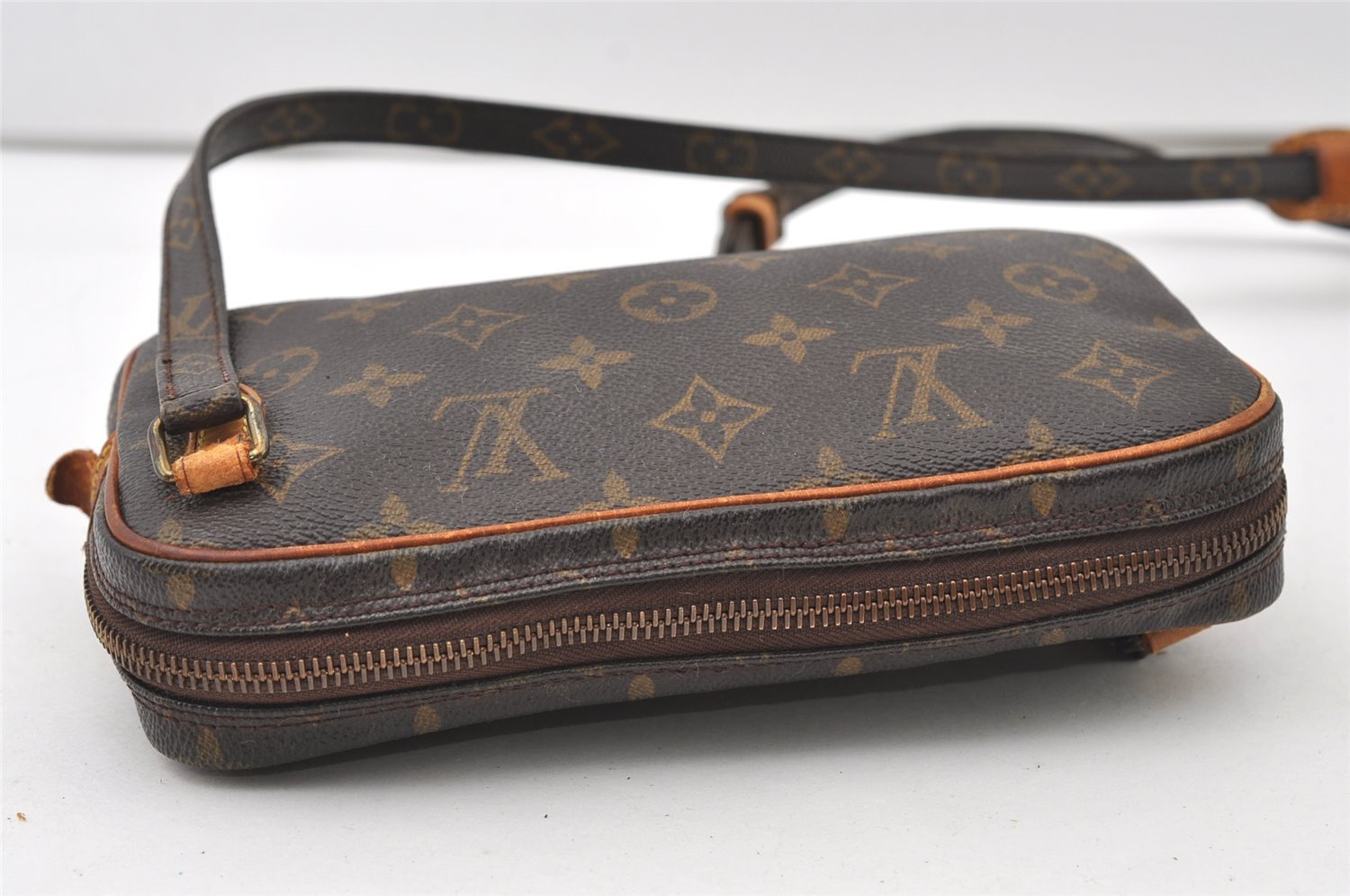 Auth Louis Vuitton Monogram Marly Bandouliere Shoulder Cross Bag M51828 LV 0949J