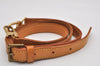 Authentic Louis Vuitton Leather Shoulder Strap Beige 33.9-40.9" LV 0949K