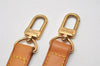 Authentic Louis Vuitton Leather Shoulder Strap Beige 33.9-40.9" LV 0949K