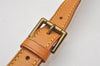 Authentic Louis Vuitton Leather Shoulder Strap Beige 33.9-40.9" LV 0949K