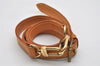 Authentic Louis Vuitton Leather Shoulder Strap Beige 33.9-40.9" LV 0949K