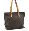 Authentic Louis Vuitton Monogram Cabas Mezzo Shoulder Tote Bag M51151 LV 0950J
