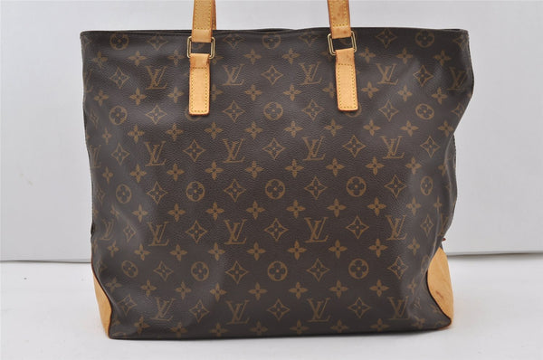 Authentic Louis Vuitton Monogram Cabas Mezzo Shoulder Tote Bag M51151 LV 0950J