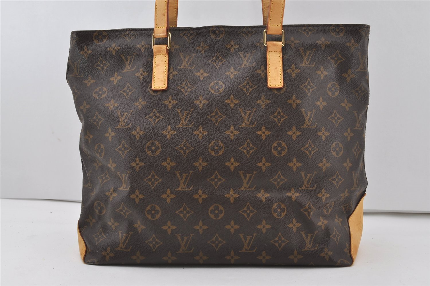 Authentic Louis Vuitton Monogram Cabas Mezzo Shoulder Tote Bag M51151 LV 0950J