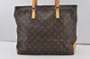Authentic Louis Vuitton Monogram Cabas Mezzo Shoulder Tote Bag M51151 LV 0950J