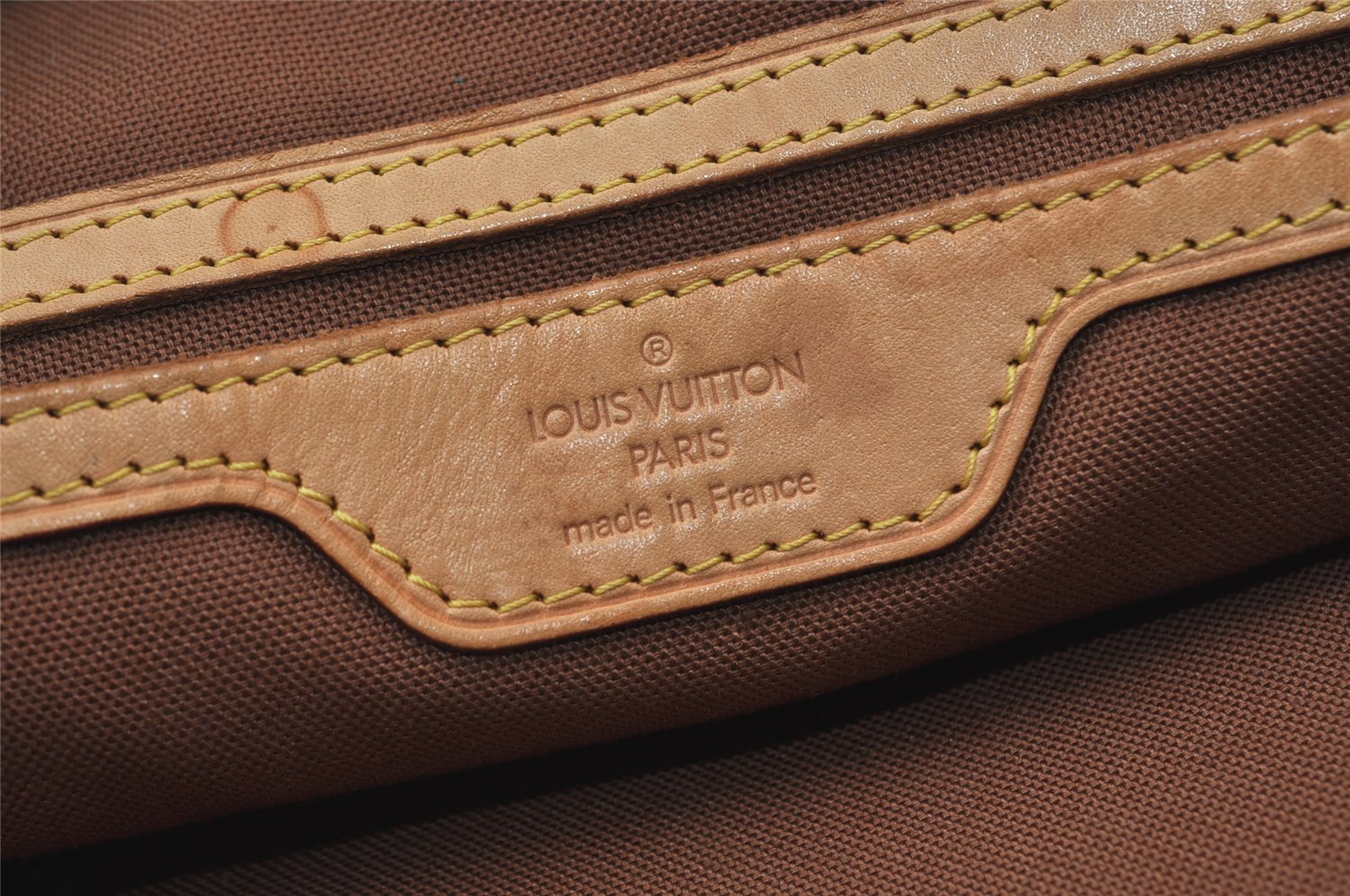 Authentic Louis Vuitton Monogram Cabas Mezzo Shoulder Tote Bag M51151 LV 0950J