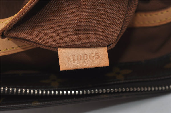 Authentic Louis Vuitton Monogram Cabas Mezzo Shoulder Tote Bag M51151 LV 0950J