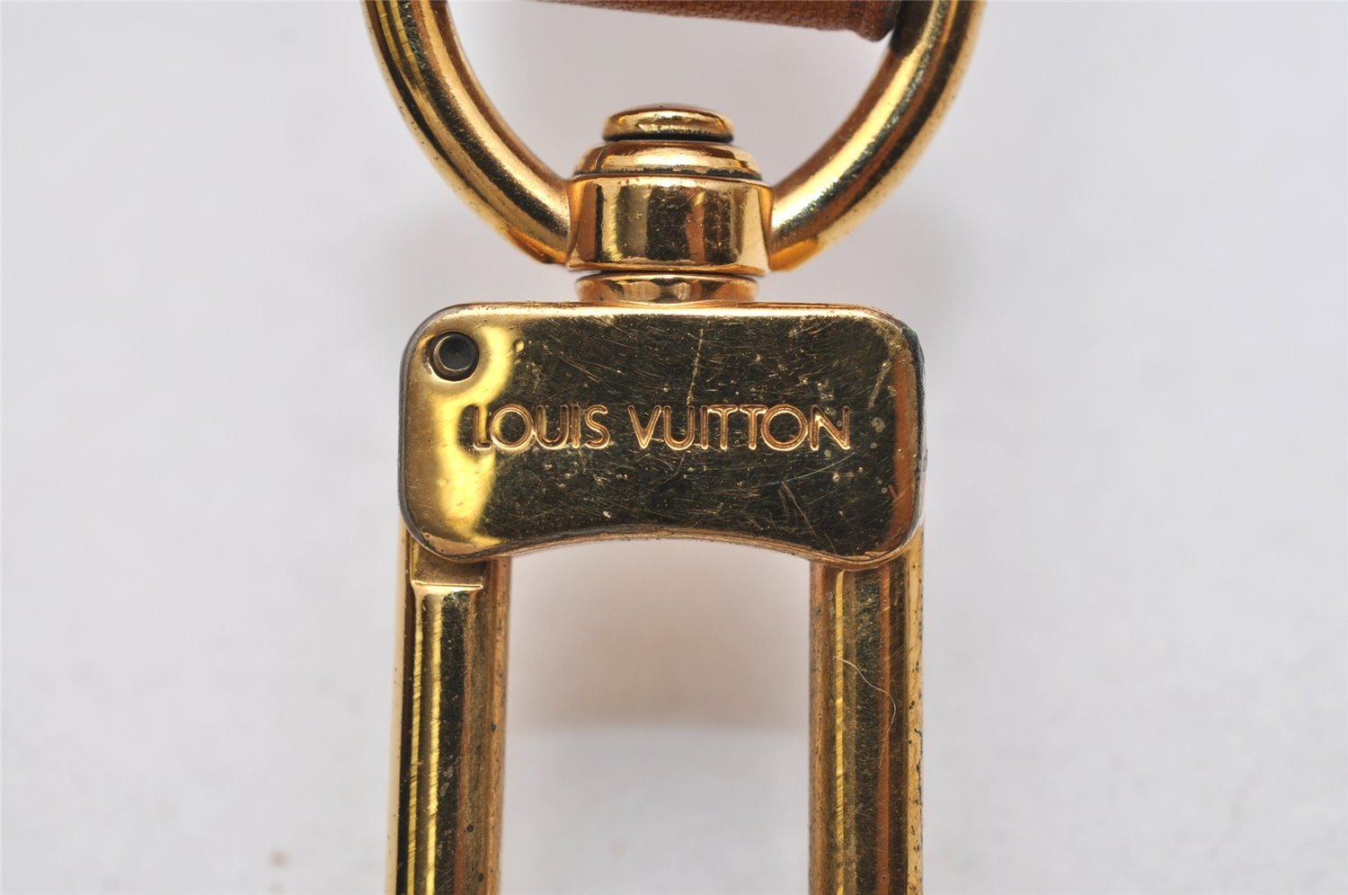 Authentic Louis Vuitton Leather Shoulder Strap Beige 40