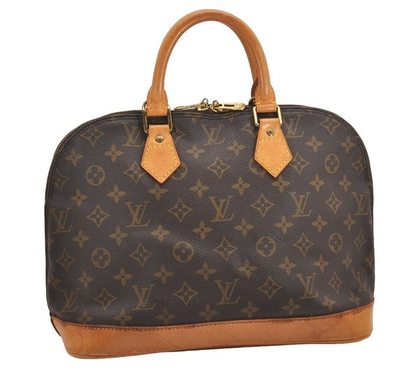 Authentic Louis Vuitton Monogram Alma Hand Bag Purse M51130 LV 0951J