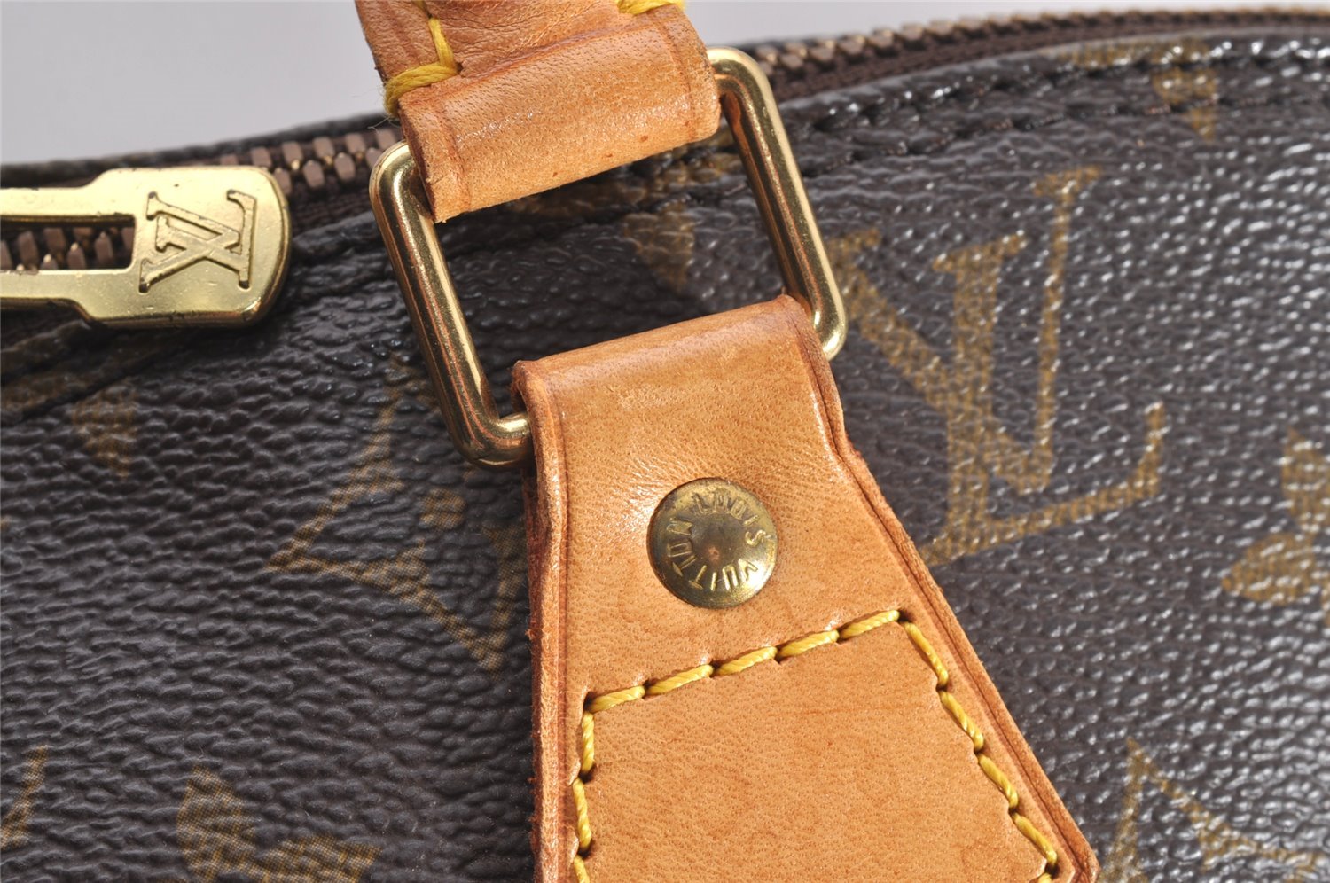 Authentic Louis Vuitton Monogram Alma Hand Bag Purse M51130 LV 0951J