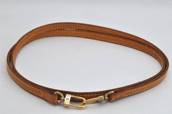 Authentic Louis Vuitton Leather Shoulder Strap Beige 47" LV 0951K