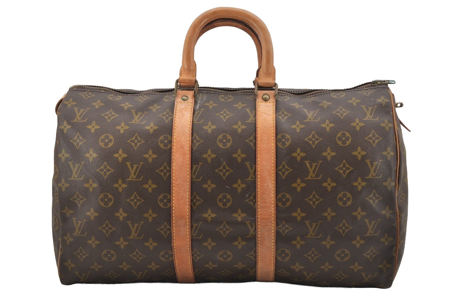 Authentic Louis Vuitton Monogram Keepall 45 Travel Boston Bag Old Model LV 0952J