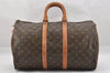 Authentic Louis Vuitton Monogram Keepall 45 Travel Boston Bag Old Model LV 0952J