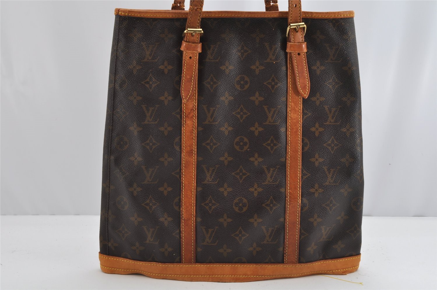 Authentic Louis Vuitton Monogram Bucket GM Shoulder Tote Bag M42236 Junk 0952K