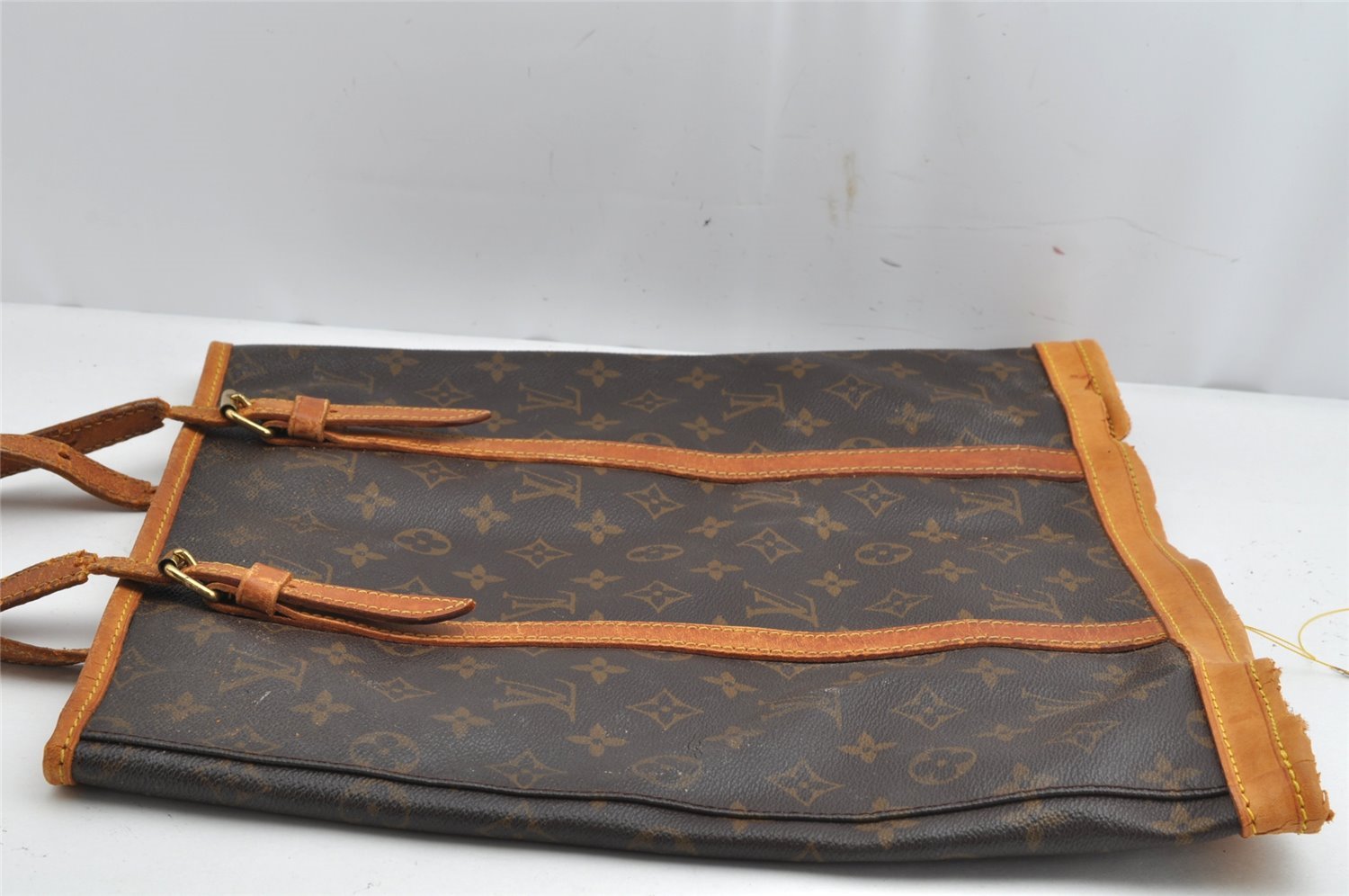 Authentic Louis Vuitton Monogram Bucket GM Shoulder Tote Bag M42236 Junk 0952K