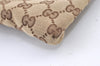 Authentic GUCCI Sherry Line Waist Body Bag GG Canvas Leather 28566 Brown 0953K