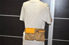 Authentic GUCCI Sherry Line Waist Body Bag GG Canvas Leather 28566 Brown 0953K