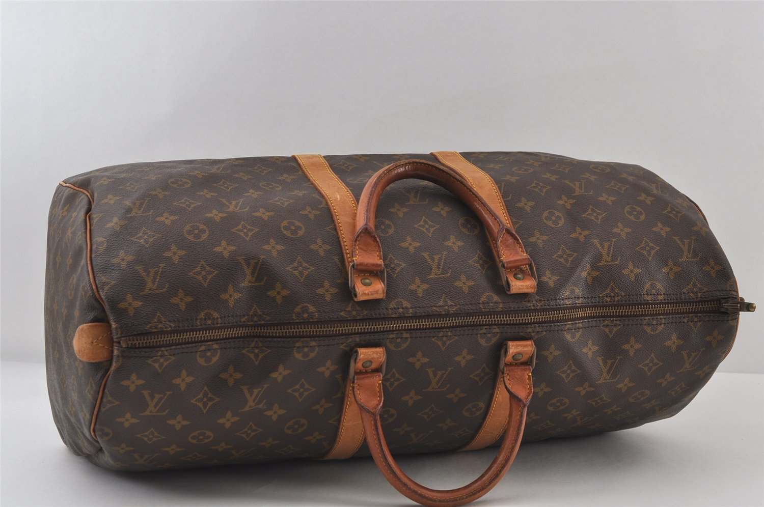 Authentic Louis Vuitton Monogram Keepall 55 Travel Boston Bag Old Model LV 0954J