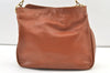 Authentic GUCCI Bamboo 2Way Shoulder Hand Bag Purse Leather Brown Junk 0955K