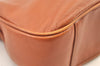 Authentic GUCCI Bamboo 2Way Shoulder Hand Bag Purse Leather Brown Junk 0955K