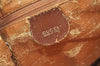 Authentic GUCCI Bamboo 2Way Shoulder Hand Bag Purse Leather Brown Junk 0955K