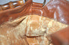 Authentic GUCCI Bamboo 2Way Shoulder Hand Bag Purse Leather Brown Junk 0955K