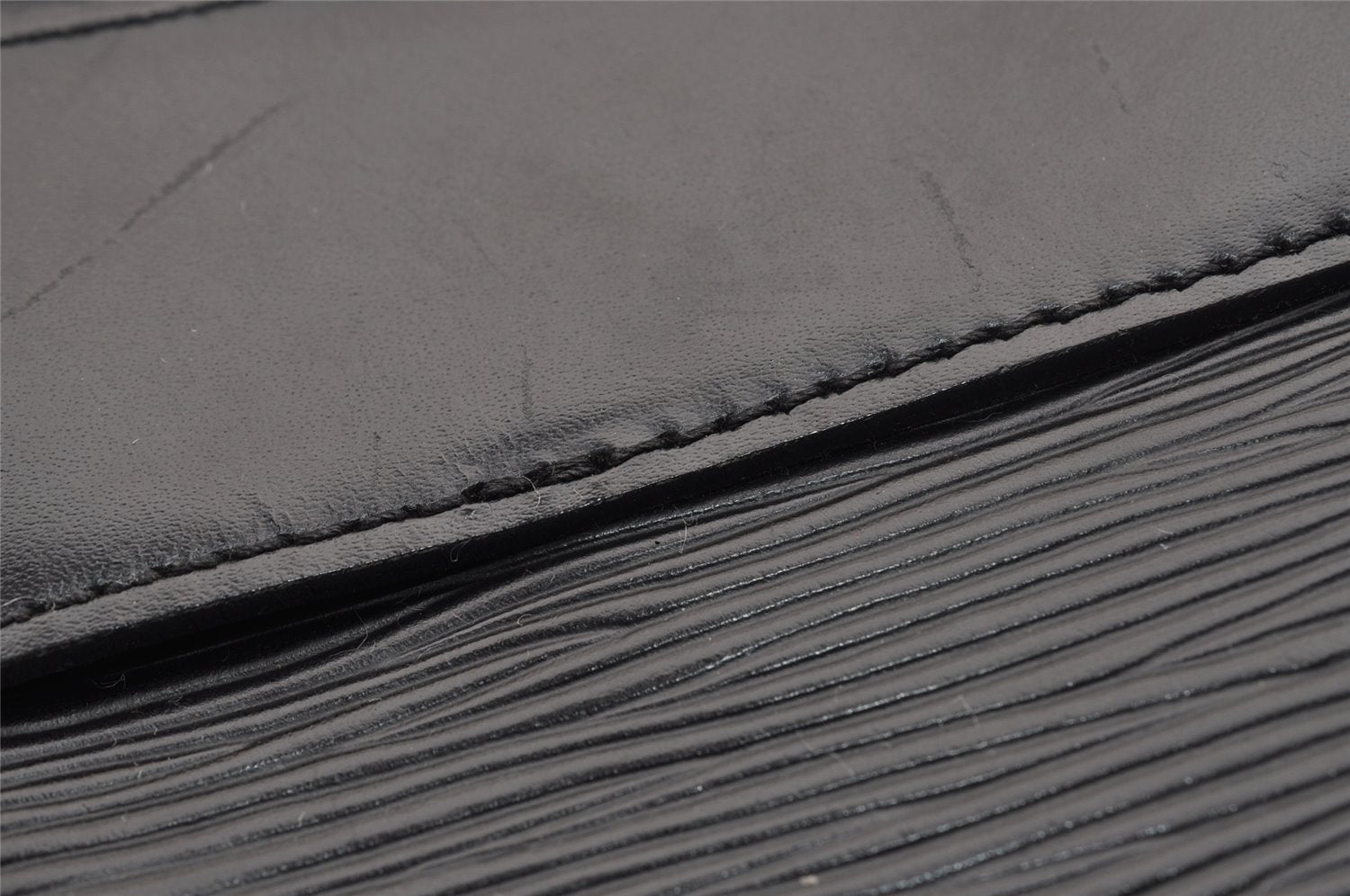 Auth Louis Vuitton Epi Sac De Paule PM Shoulder Cross Bag Black M80157 LV 0956I