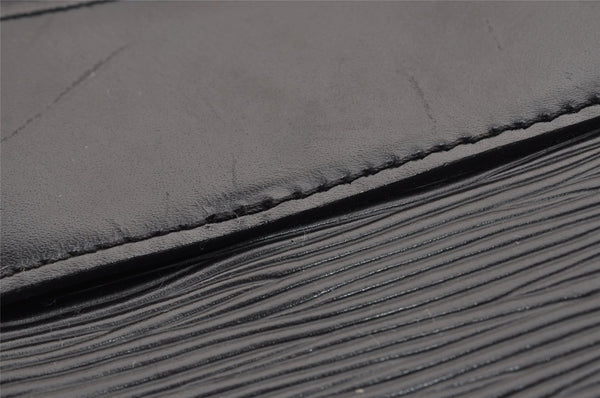 Auth Louis Vuitton Epi Sac De Paule PM Shoulder Cross Bag Black M80157 LV 0956I