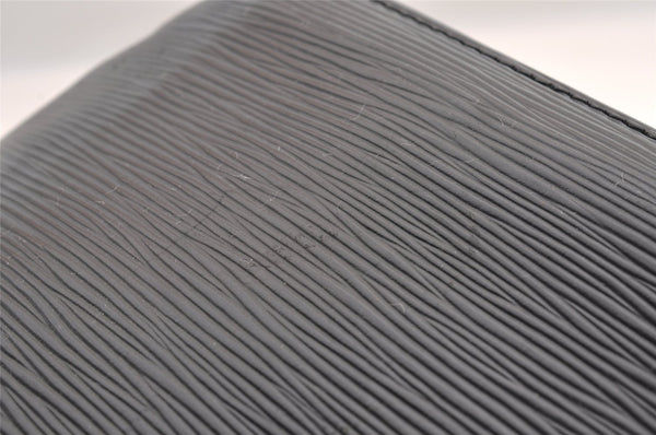 Auth Louis Vuitton Epi Sac De Paule PM Shoulder Cross Bag Black M80157 LV 0956I