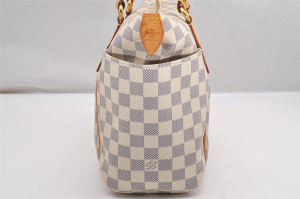 Authentic Louis Vuitton Damier Azur Totally PM Tote Bag White N41280 LV 0956J