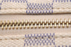 Authentic Louis Vuitton Damier Azur Totally PM Tote Bag White N41280 LV 0956J