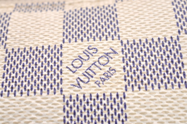 Authentic Louis Vuitton Damier Azur Totally PM Tote Bag White N41280 LV 0956J