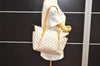 Authentic Louis Vuitton Damier Azur Totally PM Tote Bag White N41280 LV 0956J