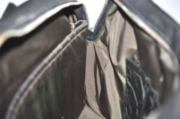 Authentic Louis Vuitton Damier Geant Yack Briefcase Black M93082 LV 0957I