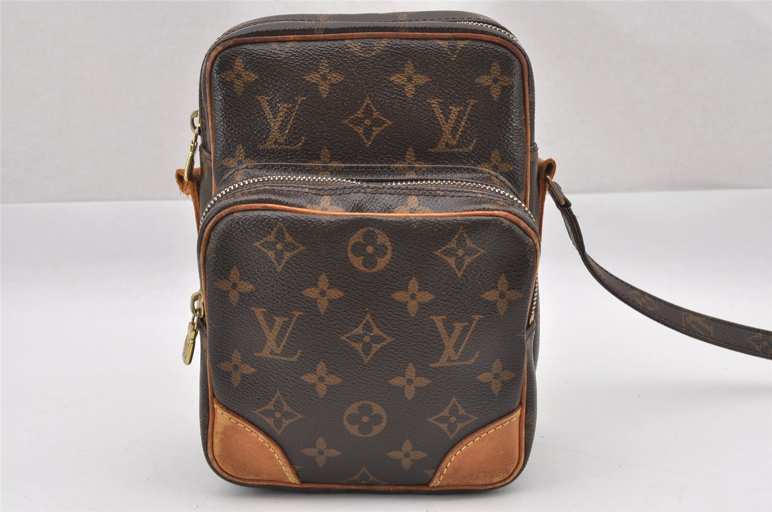 Authentic Louis Vuitton Monogram Amazone Shoulder Cross Bag M45236 Junk 0957J