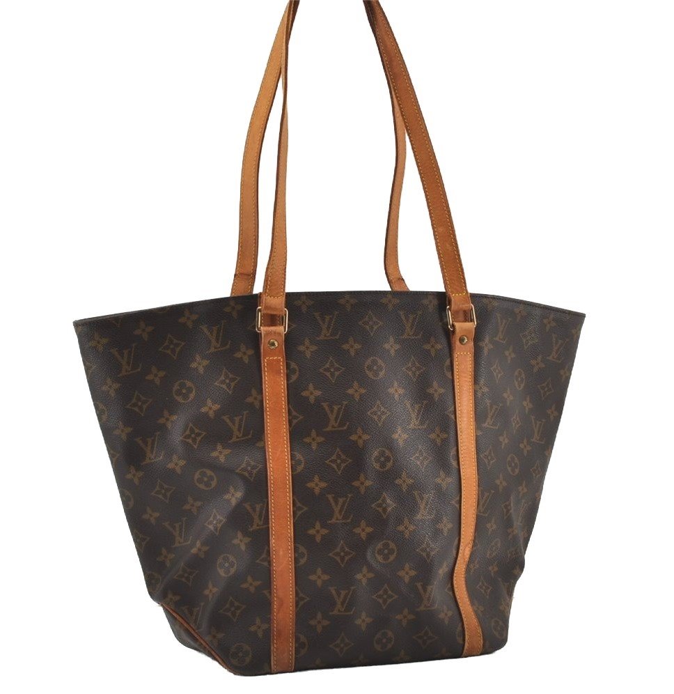 Authentic Louis Vuitton Monogram Sac Shopping PM Tote Bag M51108 LV 0958J