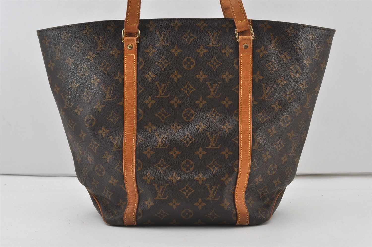 Authentic Louis Vuitton Monogram Sac Shopping PM Tote Bag M51108 LV 0958J