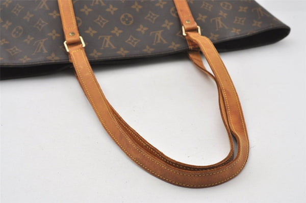 Authentic Louis Vuitton Monogram Sac Shopping PM Tote Bag M51108 LV 0958J