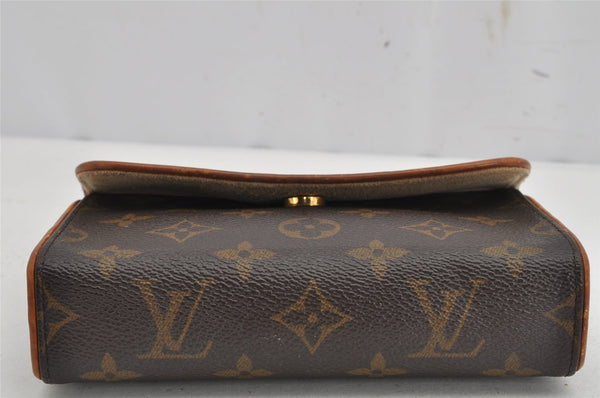 Auth Louis Vuitton Monogram Pochette Florentine Pouch Waist Bag M51855 LV 0958K